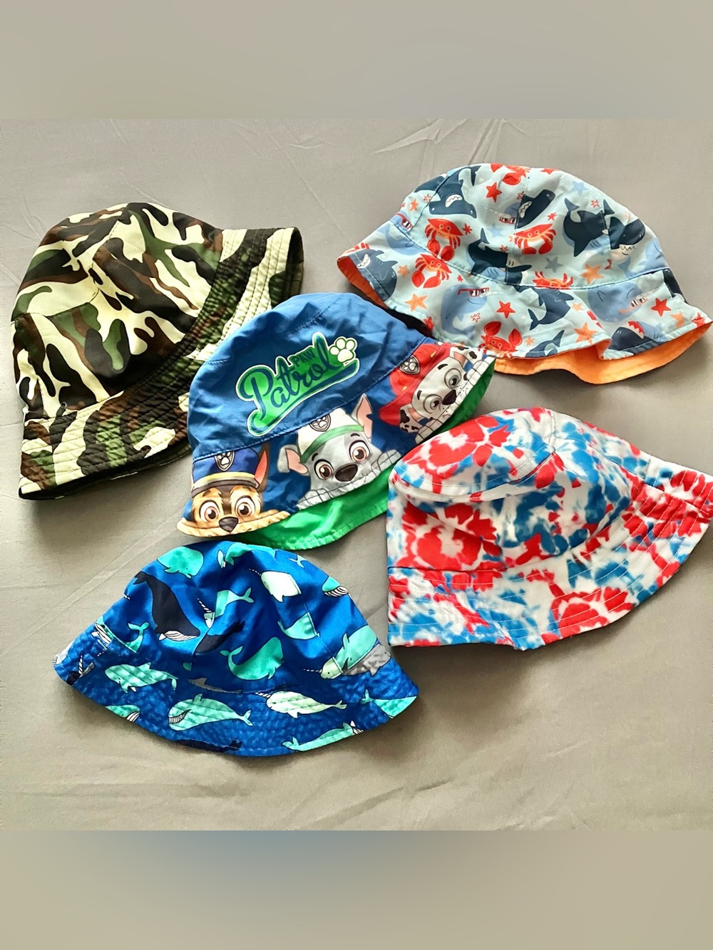 Baby/toddler boy bucket hat bundle